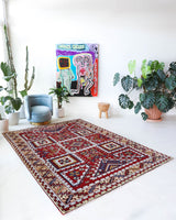 Vintage Turkish rug in a living room setting, Area rug in a living room setting, pile rug, Turkish rug, custom rug, modern rug, portland, rug shop, bright colors, wild shaman, soft rug, bold color, Portland, Oregon, rug store, rug shop, local shop