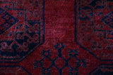 Antique Turkmen rug in a living room setting, pile rug, Turkish rug, vintage rug, portland, rug shop, bright colors, wild shaman, soft rug, bold color, Portland, Oregon, rug store, rug shop, local shop, antique rug