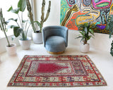 Antique Turkish rug, pile rug, vintage rug, portland, rug shop, bright colors, wild shaman, soft rug, bold color, Portland, Oregon, rug store, rug shop, local shop, antique rug, collection piece, collector rug, handmade rug, wool rug, antique rug, pastel colors, faded colors