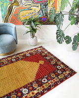Antique Turkish rug, pile rug, vintage rug, portland, rug shop, bright colors, wild shaman, soft rug, bold color, Portland, Oregon, rug store, rug shop, local shop, antique rug, collection piece, collector rug, handmade rug, wool rug, antique rug, pastel colors, faded colors