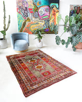 Antique Turkish rug, pile rug, vintage rug, portland, rug shop, bright colors, wild shaman, soft rug, bold color, Portland, Oregon, rug store, rug shop, local shop, antique rug, collection piece, collector rug, handmade rug, wool rug, antique rug, pastel colors, faded colors