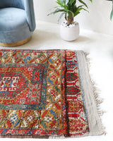 Antique Turkish rug, pile rug, vintage rug, portland, rug shop, bright colors, wild shaman, soft rug, bold color, Portland, Oregon, rug store, rug shop, local shop, antique rug, collection piece, collector rug, handmade rug, wool rug, antique rug, pastel colors, faded colors
