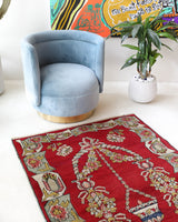 Antique Turkish rug, pile rug, vintage rug, portland, rug shop, bright colors, wild shaman, soft rug, bold color, Portland, Oregon, rug store, rug shop, local shop, antique rug, collection piece, collector rug, handmade rug, wool rug, antique rug, pastel colors, faded colors