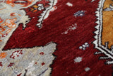 Vintage Turkish rug in a living room setting, Area rug in a living room setting, pile rug, Turkish rug, custom rug, modern rug, portland, rug shop, bright colors, wild shaman, soft rug, bold color, Portland, Oregon, rug store, rug shop, local shop