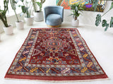 Antique Turkish rug, pile rug, vintage rug, portland, rug shop, bright colors, wild shaman, soft rug, bold color, Portland, Oregon, rug store, rug shop, local shop, antique rug, collection piece, collector rug, handmade rug, wool rug, antique rug, pastel colors, faded colors