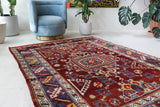 Antique Turkish rug, pile rug, vintage rug, portland, rug shop, bright colors, wild shaman, soft rug, bold color, Portland, Oregon, rug store, rug shop, local shop, antique rug, collection piece, collector rug, handmade rug, wool rug, antique rug, pastel colors, faded colors