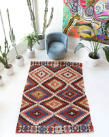 Antique Turkish rug, kilim rug, kilim, vintage rug, portland, rug shop, bright colors, wild shaman, soft rug, bold color, Portland, Oregon, rug store, rug shop, local shop, antique rug, collection piece, collector rug, handmade rug, wool rug, antique rug, pastel colors, faded colors