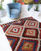Antique Turkish rug, kilim rug, kilim, vintage rug, portland, rug shop, bright colors, wild shaman, soft rug, bold color, Portland, Oregon, rug store, rug shop, local shop, antique rug, collection piece, collector rug, handmade rug, wool rug, antique rug, pastel colors, faded colors