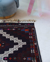 Antique Pergamum Cicim Kilim Rug 4'4"x6'