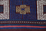 Semi-antique Pergamum Cicim Kilim Rug 5'3"x9'7"