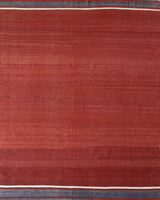 Vintage kilim rug in living room setting, bright colors, wild shaman, soft rug, bold color, Portland, Oregon, rug store, rug shop, local shop, vintage rug, modern kilim, warm colors, antique kilim rug