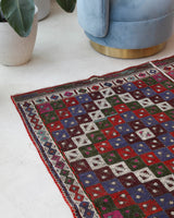 Vintage Pergamum Cicim Kilim Rug 6'9"x9'8"