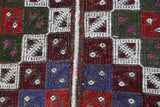 Vintage Pergamum Cicim Kilim Rug 6'9"x9'8"