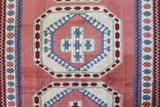 Vintage Turkish rug in a living room setting, pile rug, Turkish rug, vintage rug, portland, rug shop, bright colors, wild shaman, soft rug, bold color, Portland, Oregon, rug store, rug shop, local shop, antique rug