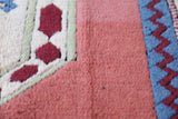 Vintage Turkish rug in a living room setting, pile rug, Turkish rug, vintage rug, portland, rug shop, bright colors, wild shaman, soft rug, bold color, Portland, Oregon, rug store, rug shop, local shop, antique rug