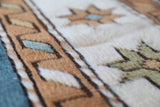 Vintage Turkish rug in living room setting, old rug, antique rug, pastel colors, faded colors, Turkish rug, vintage rug, soft rug, Portland, Oregon, rug store, rug shop, local shop