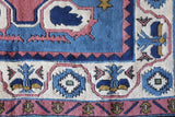 Vintage Turkish rug in a living room setting, pile rug, Turkish rug, vintage rug, portland, rug shop, bright colors, wild shaman, soft rug, bold color, Portland, Oregon, rug store, rug shop, local shop, antique rug