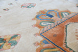 Vintage Turkish rug in a living room setting, pile rug, Turkish rug, vintage rug, portland, rug shop, bright colors, wild shaman, soft rug, bold color, Portland, Oregon, rug store, rug shop, local shop, antique rug