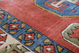 Vintage Turkish rug in a living room setting, pile rug, Turkish rug, vintage rug, portland, rug shop, bright colors, wild shaman, soft rug, bold color, Portland, Oregon, rug store, rug shop, local shop, antique rug