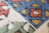 Vintage Turkish rug in a living room setting, pile rug, Turkish rug, vintage rug, portland, rug shop, bright colors, wild shaman, soft rug, bold color, Portland, Oregon, rug store, rug shop, local shop, antique rug