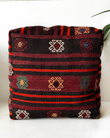 Floor pouf in a living room setting, pillow, turkish pillow, kilim pillow, home decor, decorative pillow, sham, rug pillow,  decor, home decor, pouf, floor cushion, cushion, Portland, rugshop, Oregon, Wild Shaman, ottoman