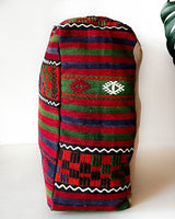 Floor pouf in a living room setting, pillow, turkish pillow, kilim pillow, home decor, decorative pillow, sham, rug pillow,  decor, home decor, pouf, floor cushion, cushion, Portland, rugshop, Oregon, Wild Shaman, ottoman