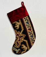 Christmas Stocking, kilim Christmas stocking, gif tables, holiday gift ideas, rug shop, Portland, Oregon, home accessories, kilim accessories, rug accessories,  Christmas gift ideas