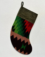 Christmas Stocking, kilim Christmas stocking, gif tables, holiday gift ideas, rug shop, Portland, Oregon, home accessories, kilim accessories, rug accessories,  Christmas gift ideas