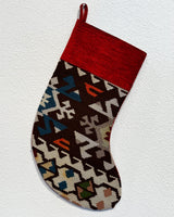 Christmas Stocking, kilim Christmas stocking, gif tables, holiday gift ideas, rug shop, Portland, Oregon, home accessories, kilim accessories, rug accessories,  Christmas gift ideas