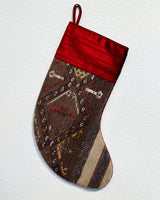 Christmas Stocking, kilim Christmas stocking, gif tables, holiday gift ideas, rug shop, Portland, Oregon, home accessories, kilim accessories, rug accessories,  Christmas gift ideas