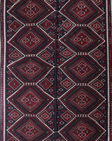 Vintage kilim rug in living room setting, bright colors, wild shaman, soft rug, bold color, Portland, Oregon, rug store, rug shop, local shop, vintage rug, modern kilim, warm colors