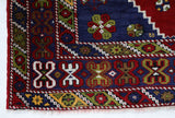 Vintage Turkish rug in a living room setting, pile rug, Turkish rug, vintage rug, portland, rug shop, bright colors, wild shaman, soft rug, bold color, Portland, Oregon, rug store, rug shop, local shop
