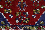 Vintage Turkish rug in a living room setting, pile rug, Turkish rug, vintage rug, portland, rug shop, bright colors, wild shaman, soft rug, bold color, Portland, Oregon, rug store, rug shop, local shop