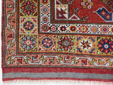 Vintage Turkish rug in living room setting, old rug, antique rug, pastel colors, faded colors, Turkish rug, vintage rug, soft rug, Portland, Oregon, rug store, rug shop, local shop
