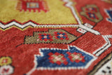 Vintage Turkish rug in living room setting, old rug, antique rug, pastel colors, faded colors, Turkish rug, vintage rug, soft rug, Portland, Oregon, rug store, rug shop, local shop