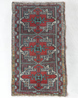 Vintage mini kilim rug in room decor setting, kilim, Turkish rug, vintage rug, portland, rug shop, bright colors, wild shaman, soft rug, bold color, Portland, Oregon, rug store, rug shop, local shop