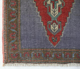 Vintage mini kilim rug in room decor setting, kilim, Turkish rug, vintage rug, portland, rug shop, bright colors, wild shaman, soft rug, bold color, Portland, Oregon, rug store, rug shop, local shop