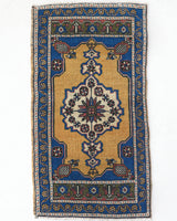 Vintage mini kilim rug in room decor setting, kilim, Turkish rug, vintage rug, portland, rug shop, bright colors, wild shaman, soft rug, bold color, Portland, Oregon, rug store, rug shop, local shop