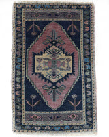 Vintage mini kilim rug in room decor setting, kilim, Turkish rug, vintage rug, portland, rug shop, bright colors, wild shaman, soft rug, bold color, Portland, Oregon, rug store, rug shop, local shop