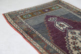 Vintage mini kilim rug in room decor setting, kilim, Turkish rug, vintage rug, portland, rug shop, bright colors, wild shaman, soft rug, bold color, Portland, Oregon, rug store, rug shop, local shop