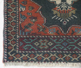 Vintage mini kilim rug in room decor setting, kilim, Turkish rug, vintage rug, portland, rug shop, bright colors, wild shaman, soft rug, bold color, Portland, Oregon, rug store, rug shop, local shop