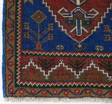 Vintage mini kilim rug in room decor setting, kilim, Turkish rug, vintage rug, portland, rug shop, bright colors, wild shaman, soft rug, bold color, Portland, Oregon, rug store, rug shop, local shop
