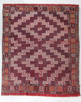 ON HOLD FOR ELENA DO NOT PURCHASE!! Vintage Pergamum Cicim Kilim Rug 5'11"x7'4"