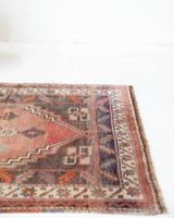 Vintage Turkish rug in living room setting, old rug, antique rug, pastel colors, faded colors, Turkish rug, vintage rug, soft rug, Portland, Oregon, rug store, rug shop, local shop