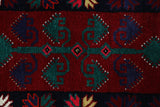 Vintage Turkish rug in a living room setting, pile rug, Turkish rug, vintage rug, portland, rug shop, bright colors, wild shaman, soft rug, bold color, Portland, Oregon, rug store, rug shop, local shop