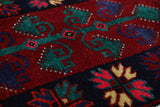 Vintage Turkish rug in a living room setting, pile rug, Turkish rug, vintage rug, portland, rug shop, bright colors, wild shaman, soft rug, bold color, Portland, Oregon, rug store, rug shop, local shop