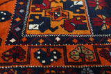 Vintage Turkish rug in a living room setting, pile rug, Turkish rug, vintage rug, portland, rug shop, bright colors, wild shaman, soft rug, bold color, Portland, Oregon, rug store, rug shop, local shop