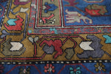 Vintage Turkish rug in a living room setting, pile rug, Turkish rug, vintage rug, portland, rug shop, bright colors, wild shaman, soft rug, bold color, Portland, Oregon, rug store, rug shop, local shop, antique rug