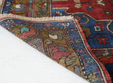 Vintage Turkish rug in a living room setting, pile rug, Turkish rug, vintage rug, portland, rug shop, bright colors, wild shaman, soft rug, bold color, Portland, Oregon, rug store, rug shop, local shop, antique rug
