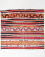 Vintage kilim rug in room decor setting, old rug, antique rug, pastel colors, faded colors, Turkish rug, vintage rug, soft rug, Portland, Oregon, rug store, rug shop, local shop, bold colors, bright colors, faded colors